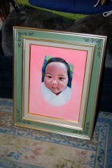 赤ちゃん肖像画